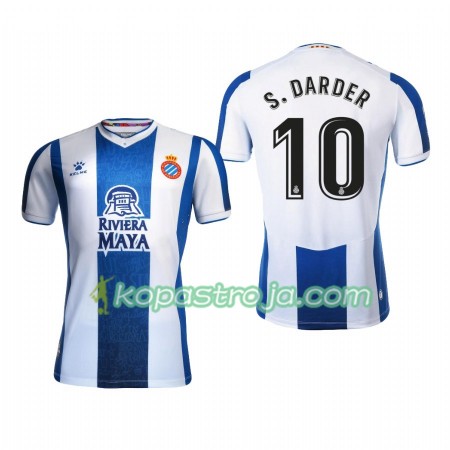 Billiga Fotbollströjor RCD Espanyol Sergi Darder 10 Hemma tröja 2019/20 Kortärmad
